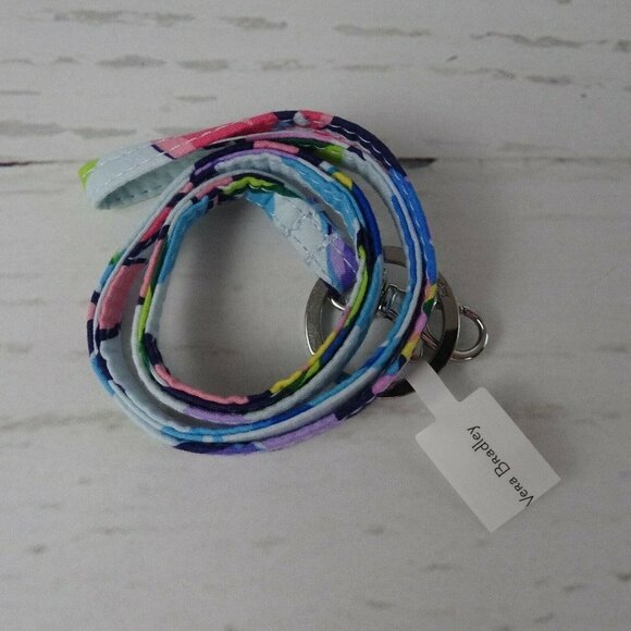 Vera Bradley Marian Floral Zip ID Card Case & Lanyard ID Holder 2-PC Boho NWT - Picture 9 of 12
